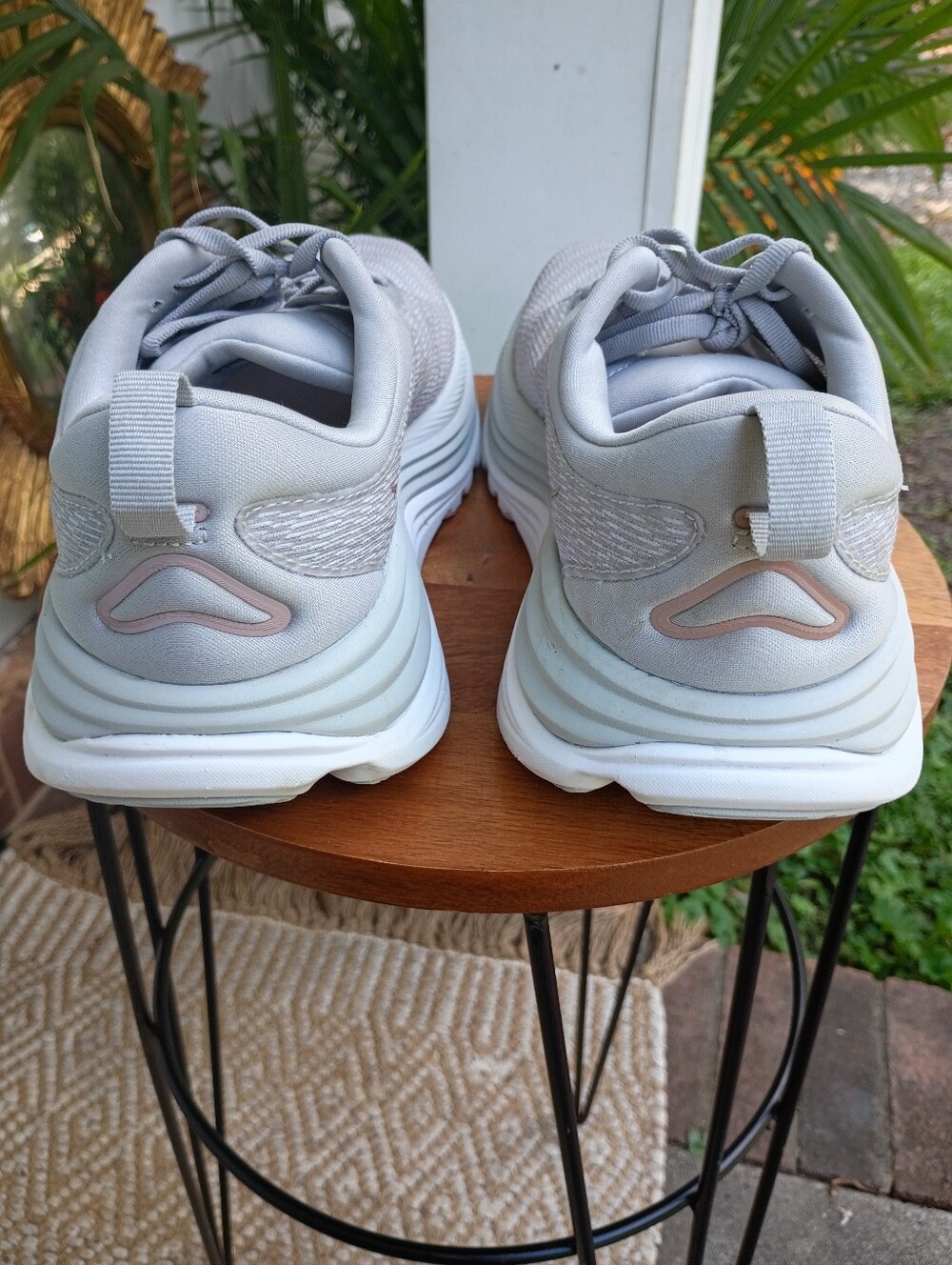HOKA GAVIOTA 5 LADIES SZ 9.5 D WIDE HARBOR MIST ROSE GOLD RUNNING SNEAKERS LN - Picture 6 of 7